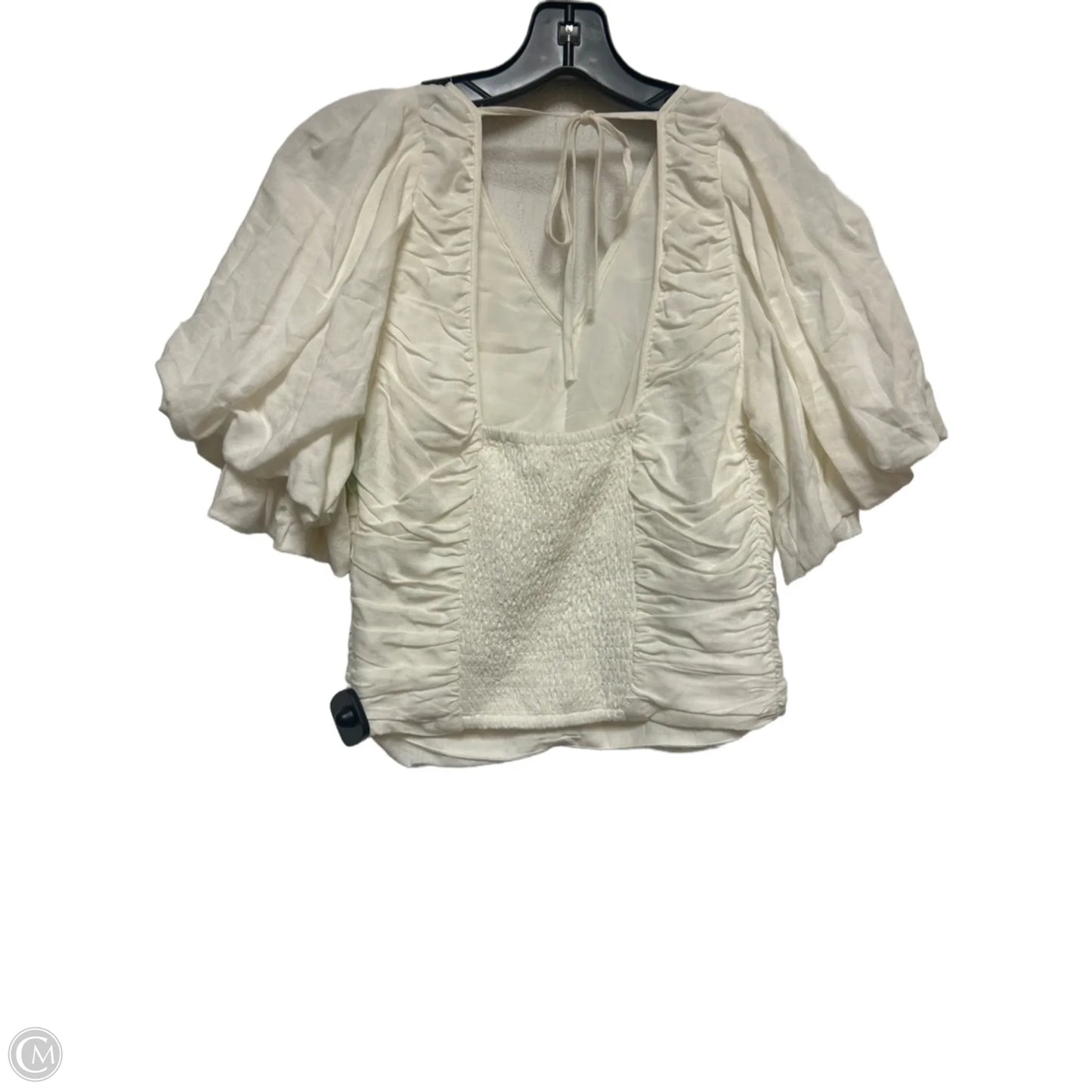 Top Short Sleeve By Pilcro In Cream, Size: S