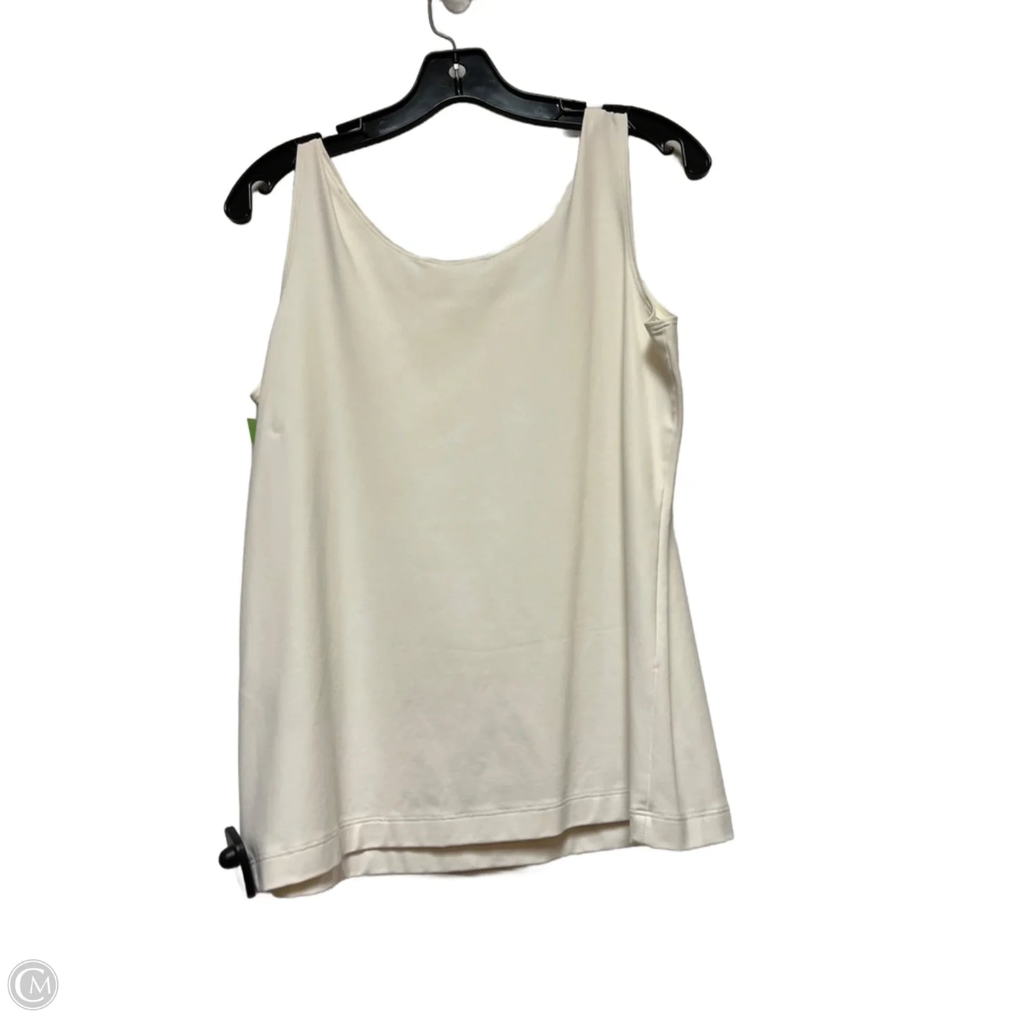 Top Sleeveless By Chicos In Cream, Size: L