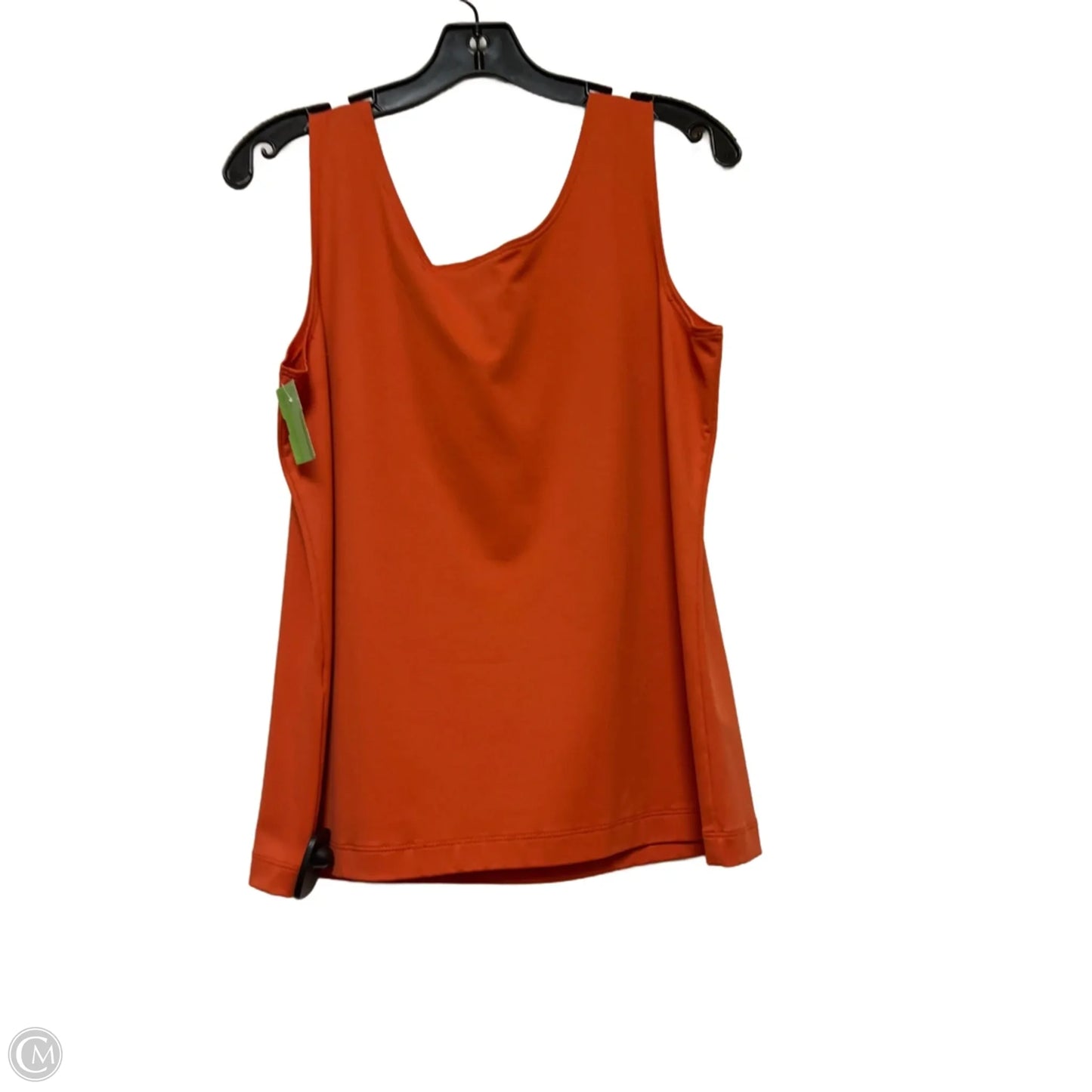 Top Sleeveless By Chicos In Orange, Size: L