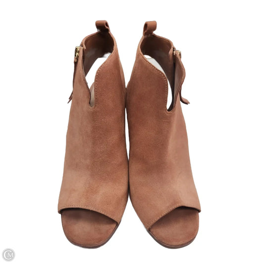 Boots Ankle Heels By Giani Bernini In Brown, Size: 8