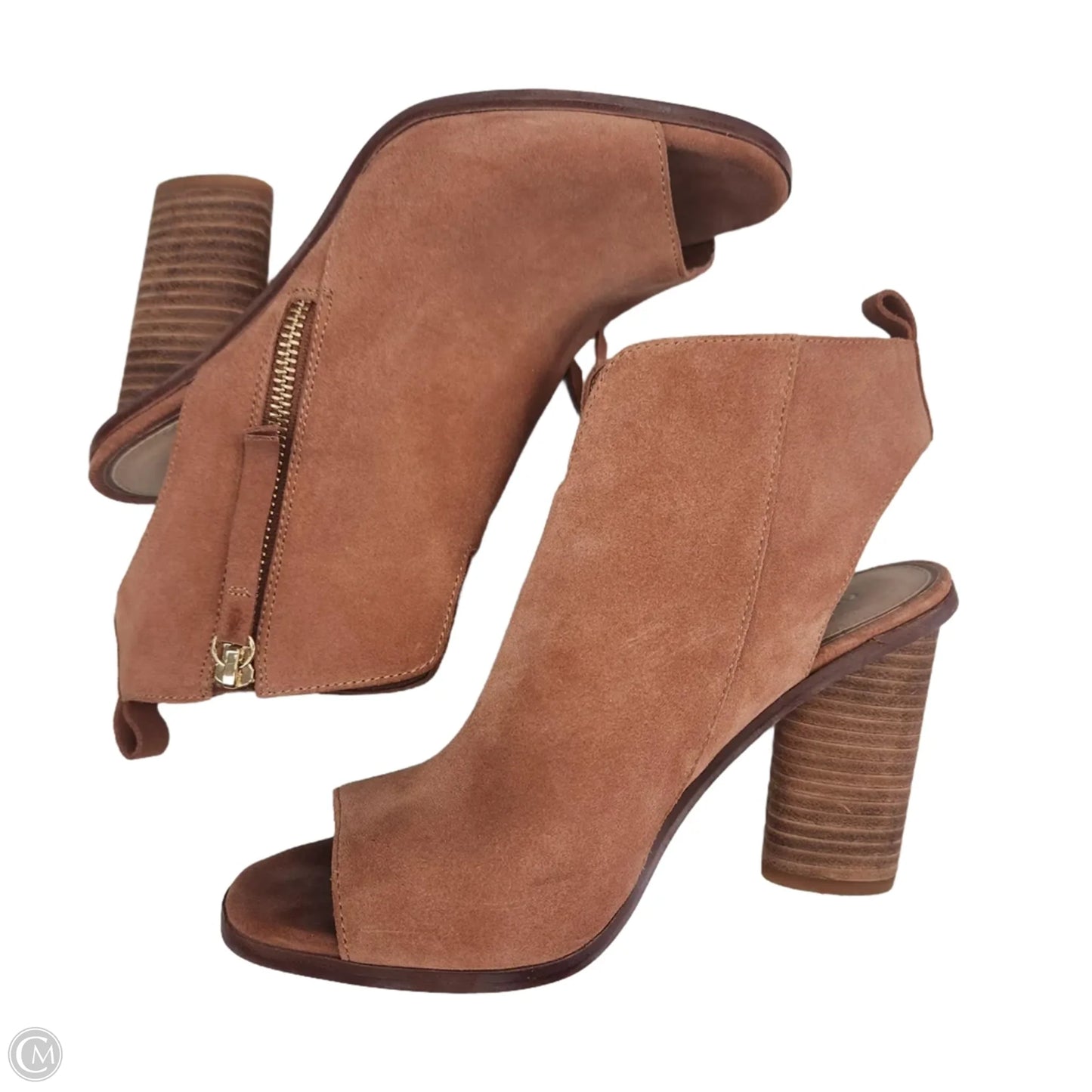 Boots Ankle Heels By Giani Bernini In Brown, Size: 8