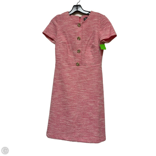 Dress Designer By Karl Lagerfeld In Pink & White, Size: 4