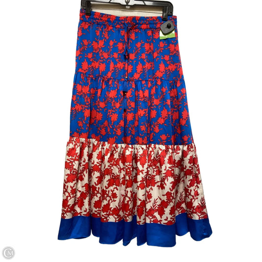 Skirt Maxi By Philosophy In Blue & Red, Size: S