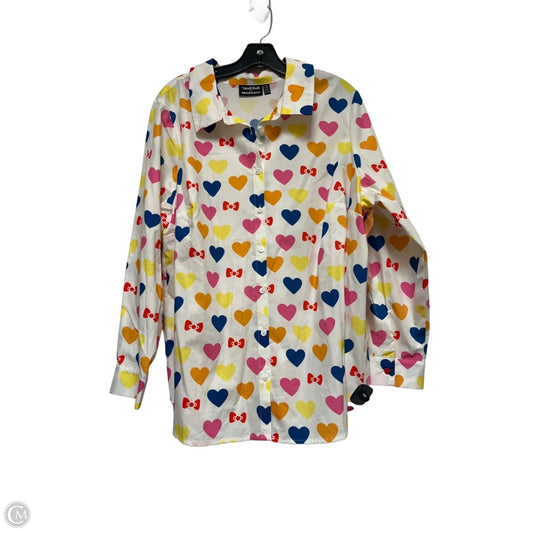 Top Long Sleeve By Modcloth In Multi-colored, Size: 2x