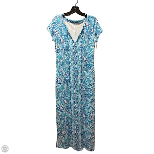 Dress Designer By Lilly Pulitzer In Blue & White, Size: S
