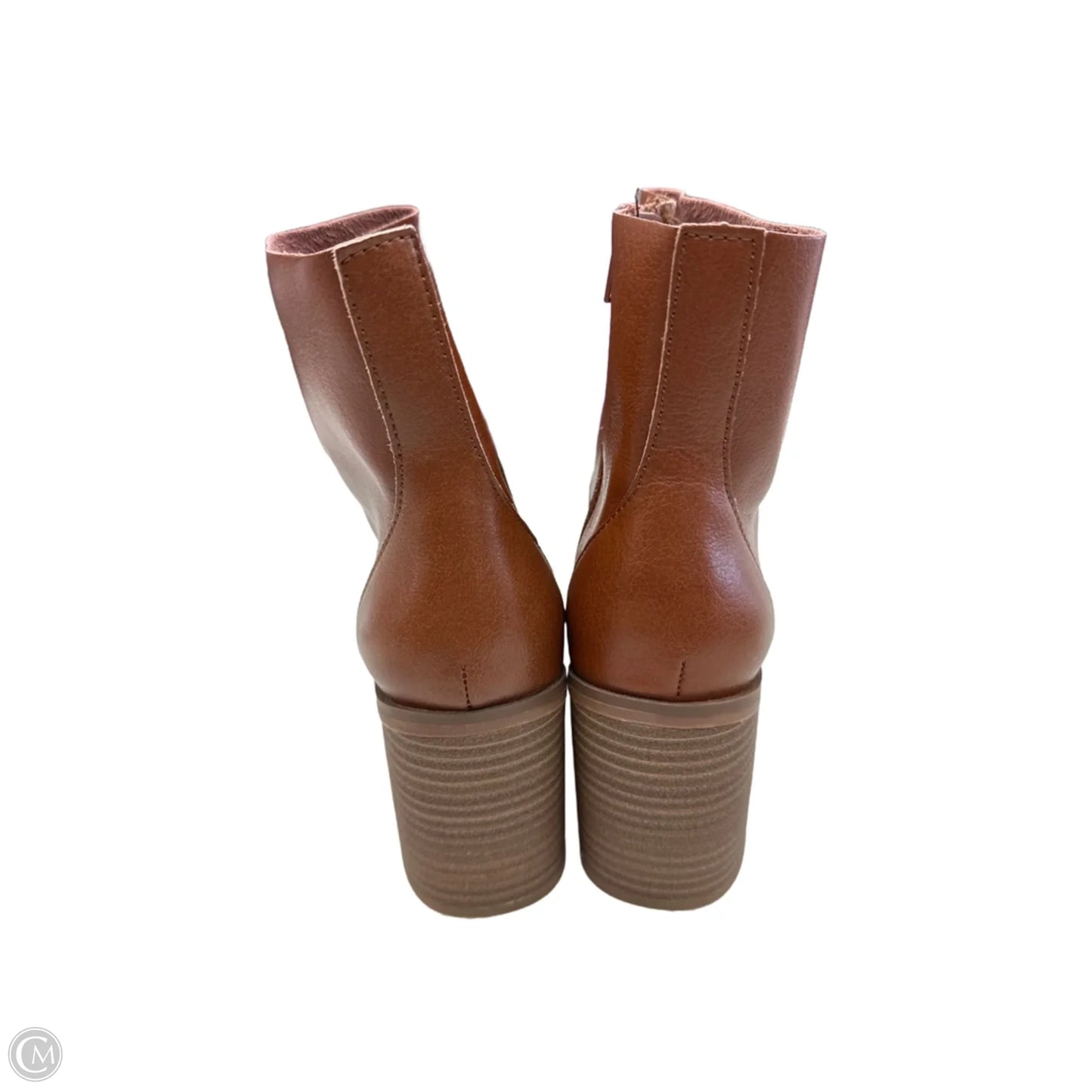 Boots Ankle Heels By Universal Thread In Brown, Size: 8