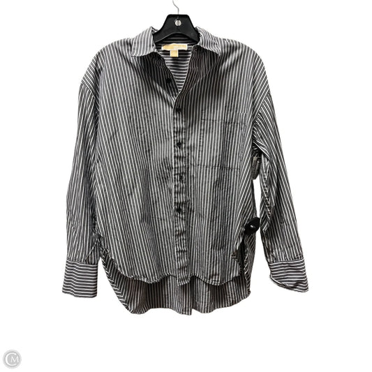 Top Long Sleeve By Michael By Michael Kors In Striped Pattern, Size: S