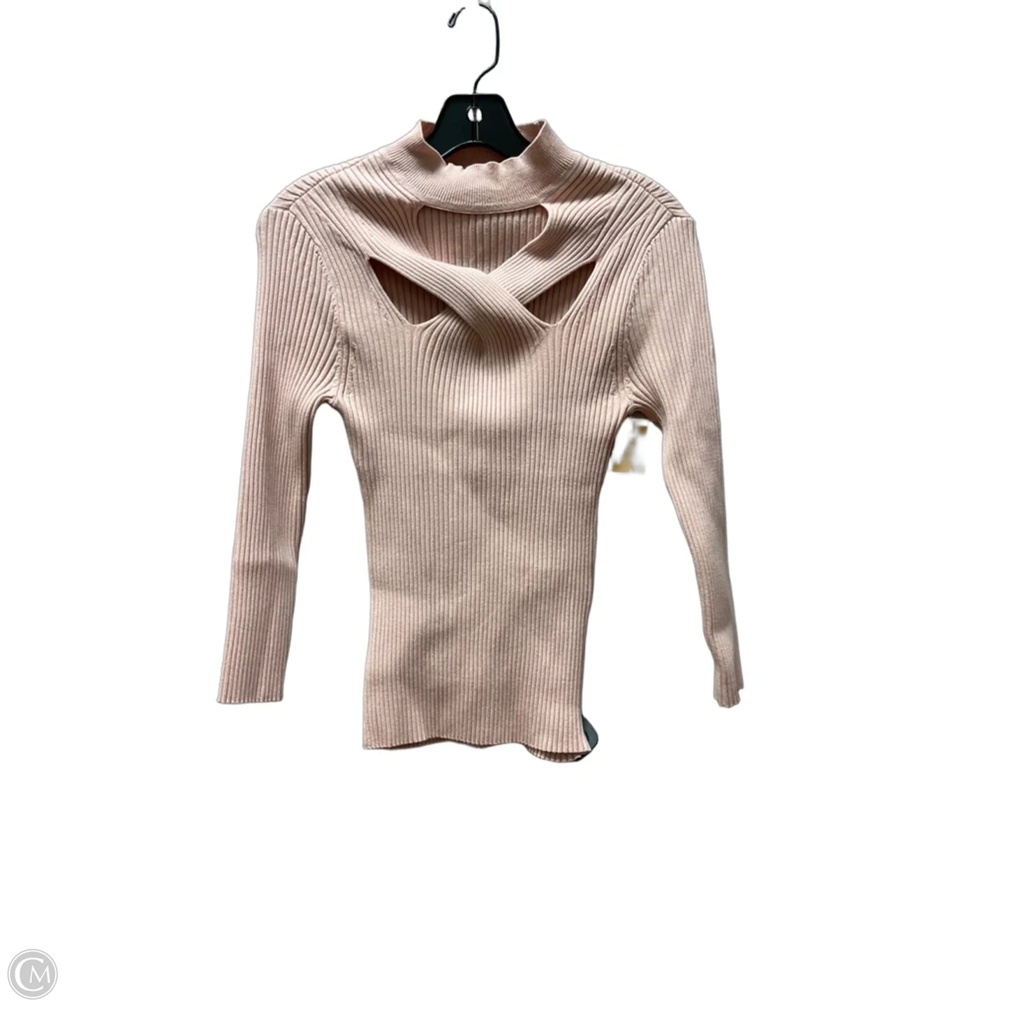 Top Long Sleeve By White House Black Market In Pink, Size: S
