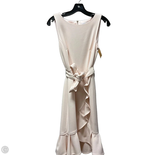 Dress Casual Short By Calvin Klein In Pink, Size: S