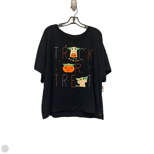Top Short Sleeve By Disney Store In Black, Size: Xl