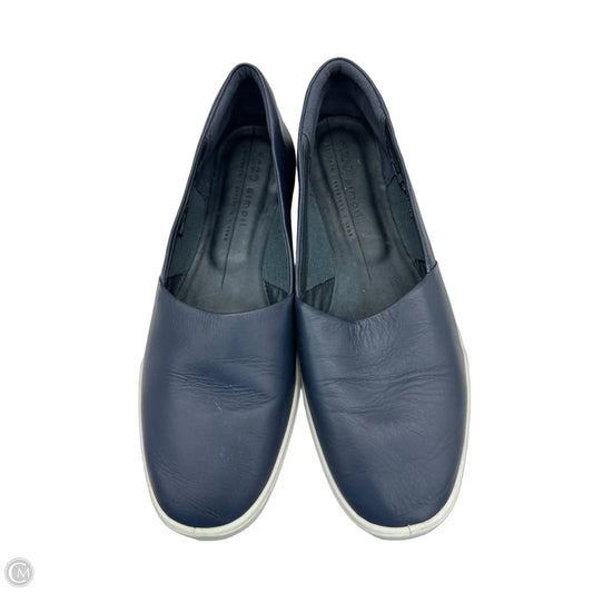 Shoes Flats By Ecco In Blue, Size: 9.5