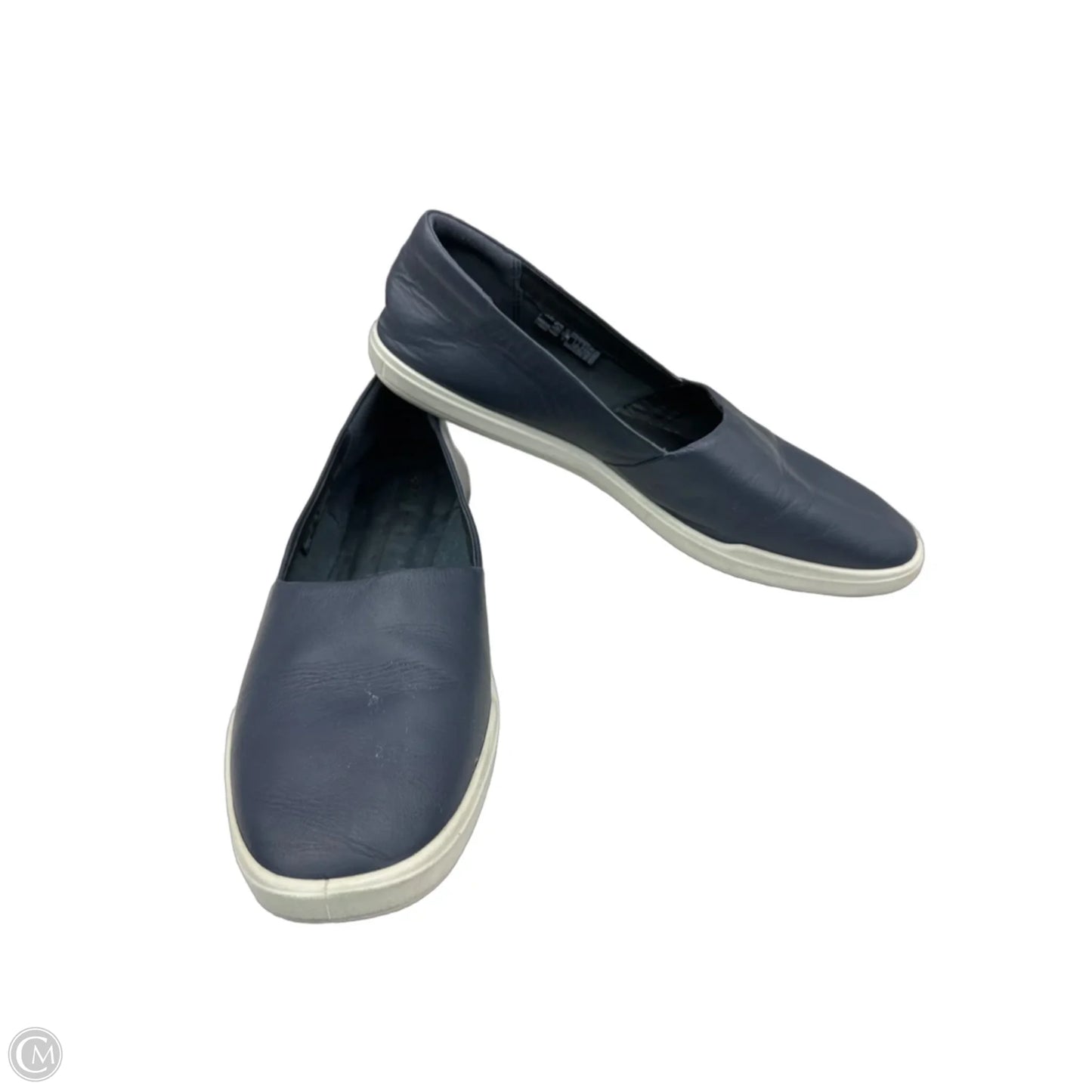 Shoes Flats By Ecco In Blue, Size: 9.5
