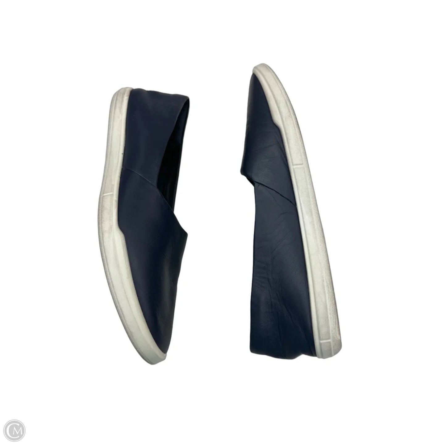 Shoes Flats By Ecco In Blue, Size: 9.5