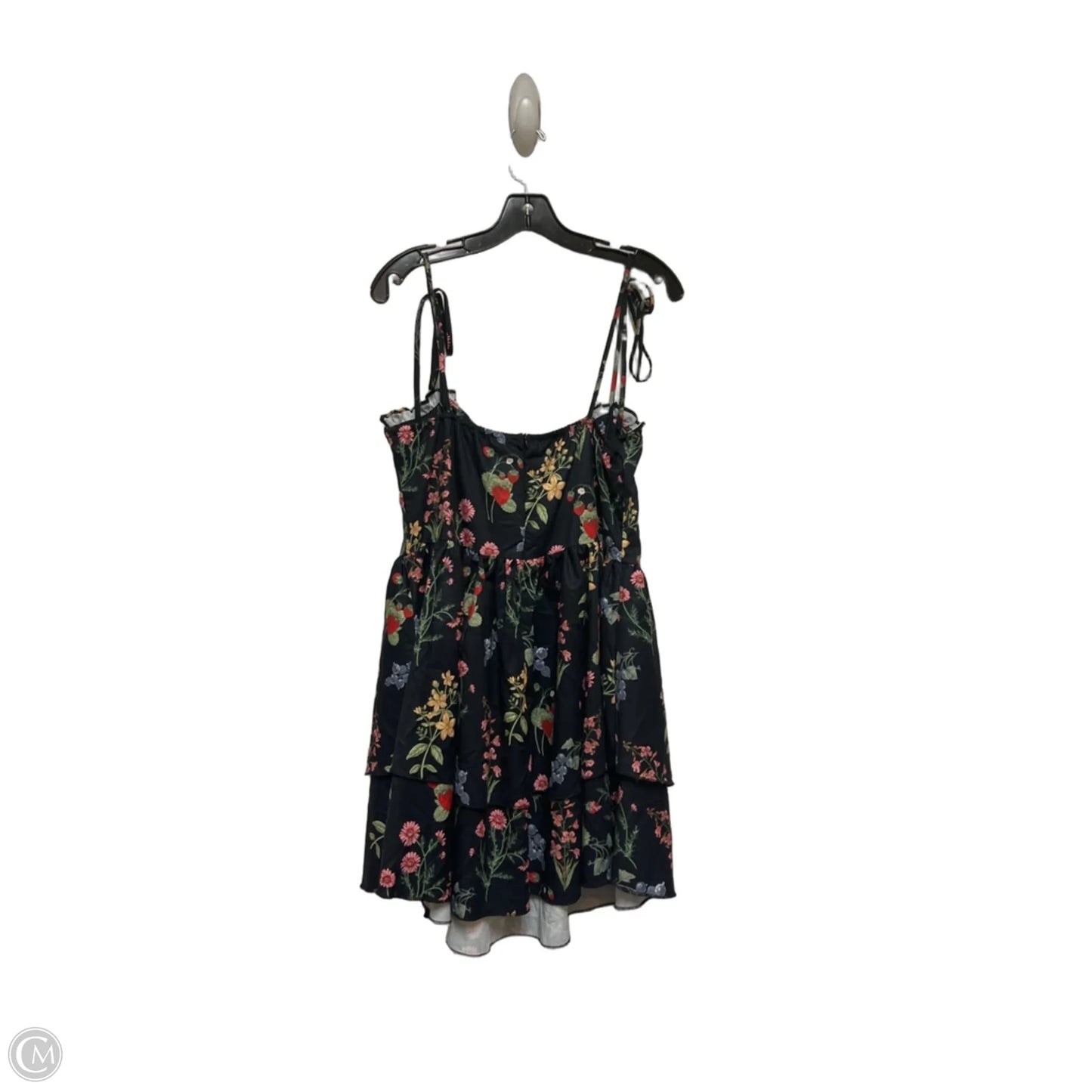 Dress Casual Short By Cider In Floral Print, Size: Xl