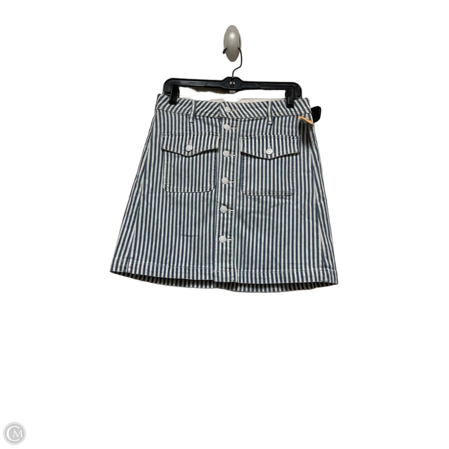 Skirt Maxi By Loft In Striped Pattern, Size: 2