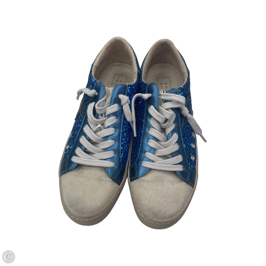 Shoes Sneakers By Shu Shop In Blue & Cream, Size: 8.5