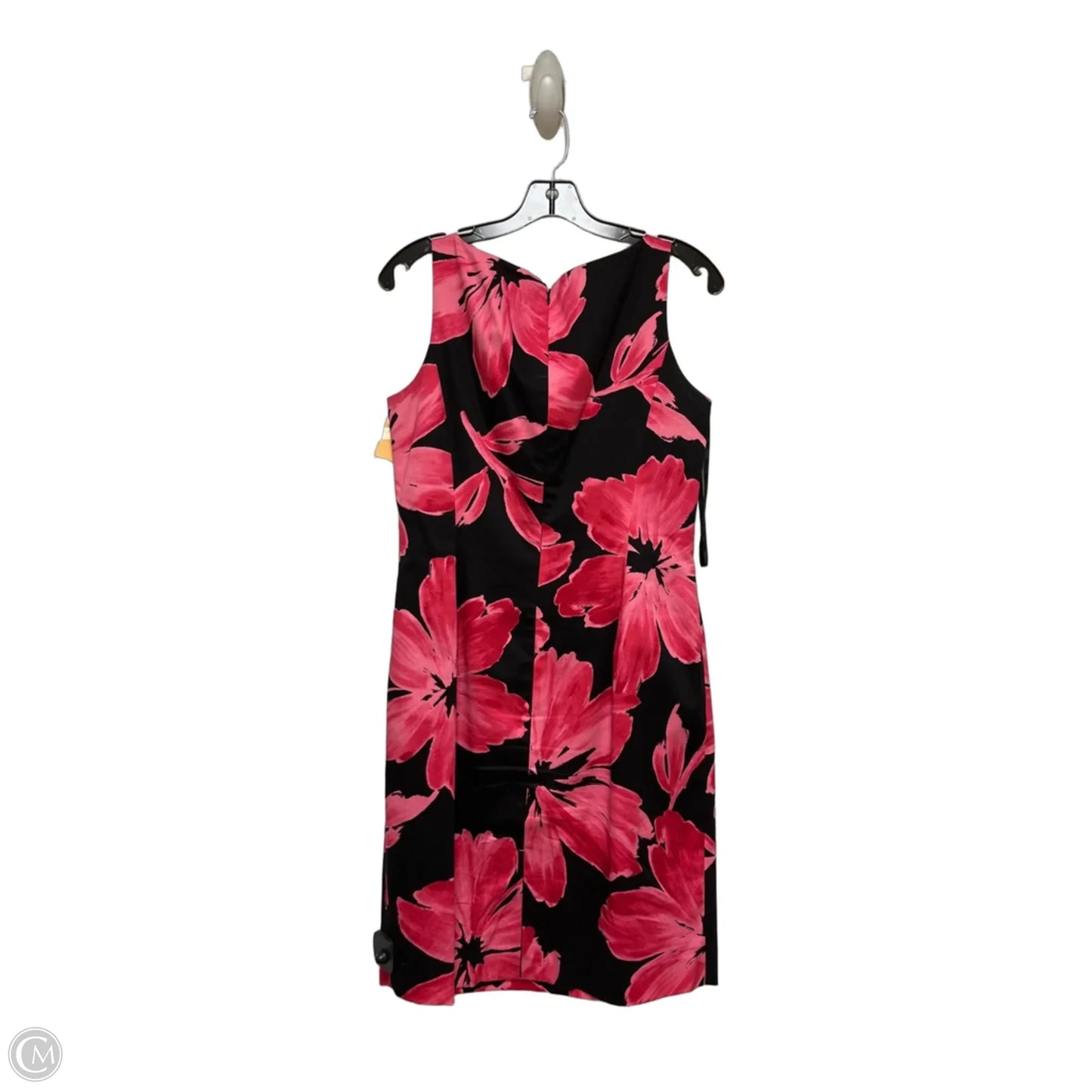 Dress Casual Short By Jones New York In Black & Pink, Size: M