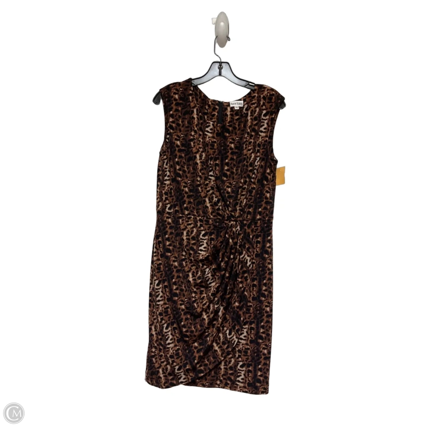 Dress Casual Short By Marvin Richards In Animal Print, Size: M