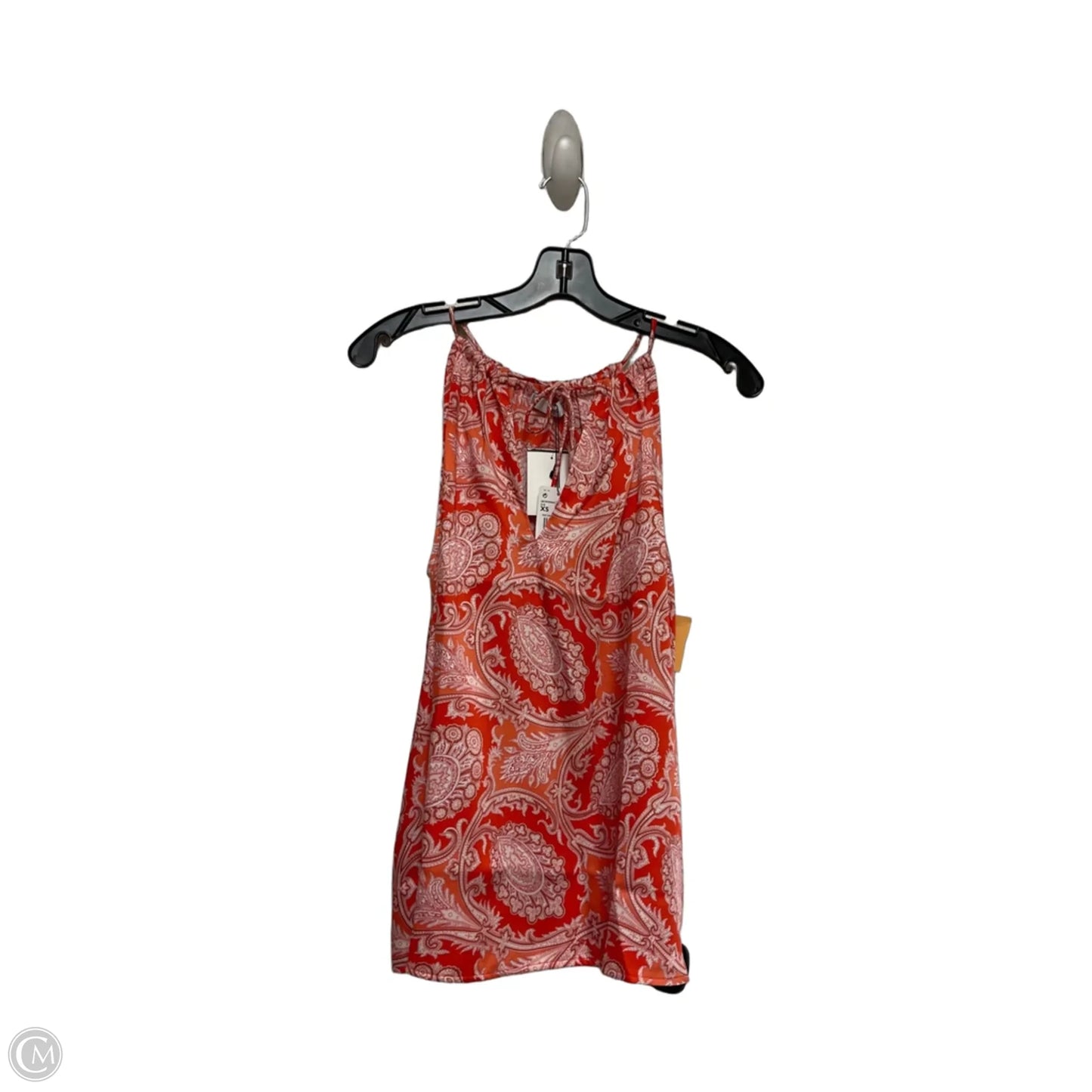Top Sleeveless By Mng In Paisley Print, Size: Xxs