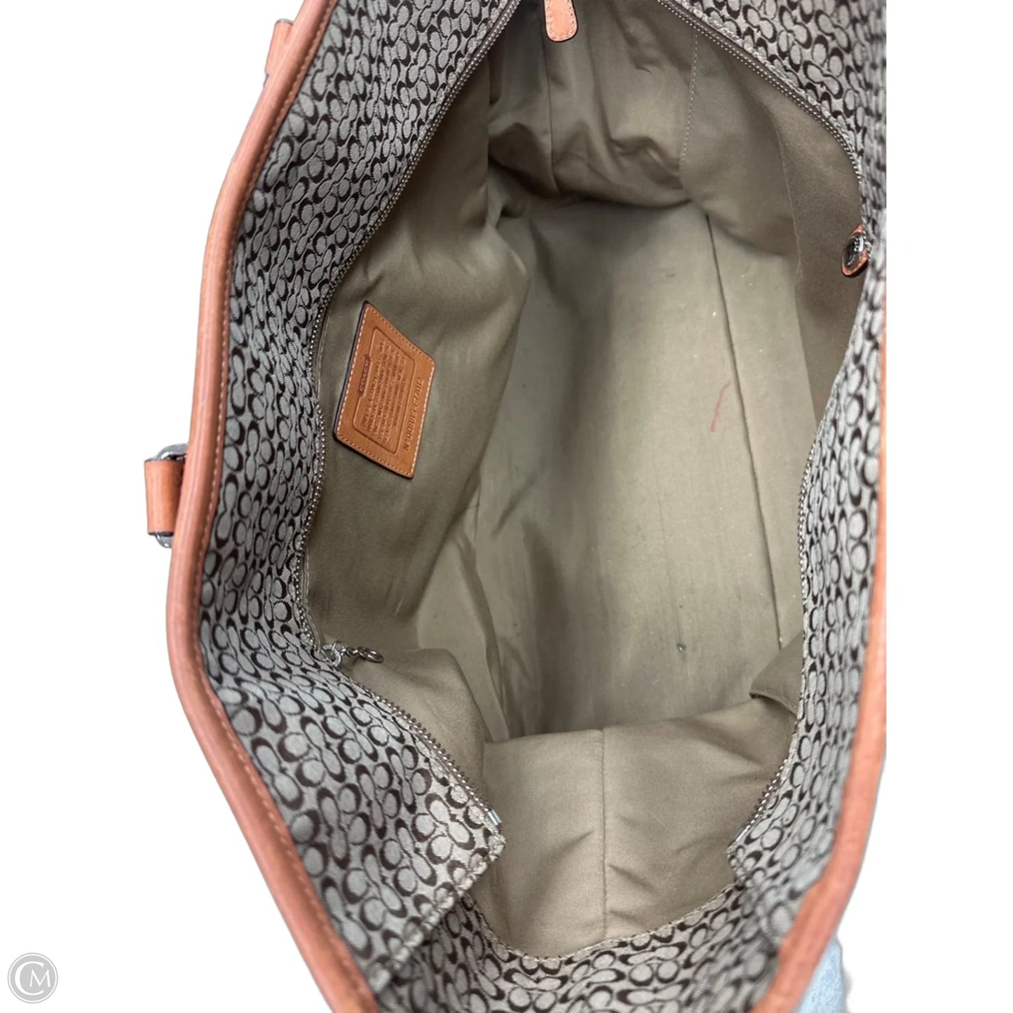 Handbag Designer By Coach, Size: Large