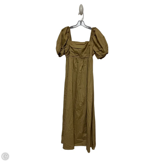 Dress Casual Midi By Clothes Mentor In Brown, Size: M