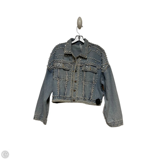 Jacket Denim By Clothes Mentor In Blue Denim, Size: S