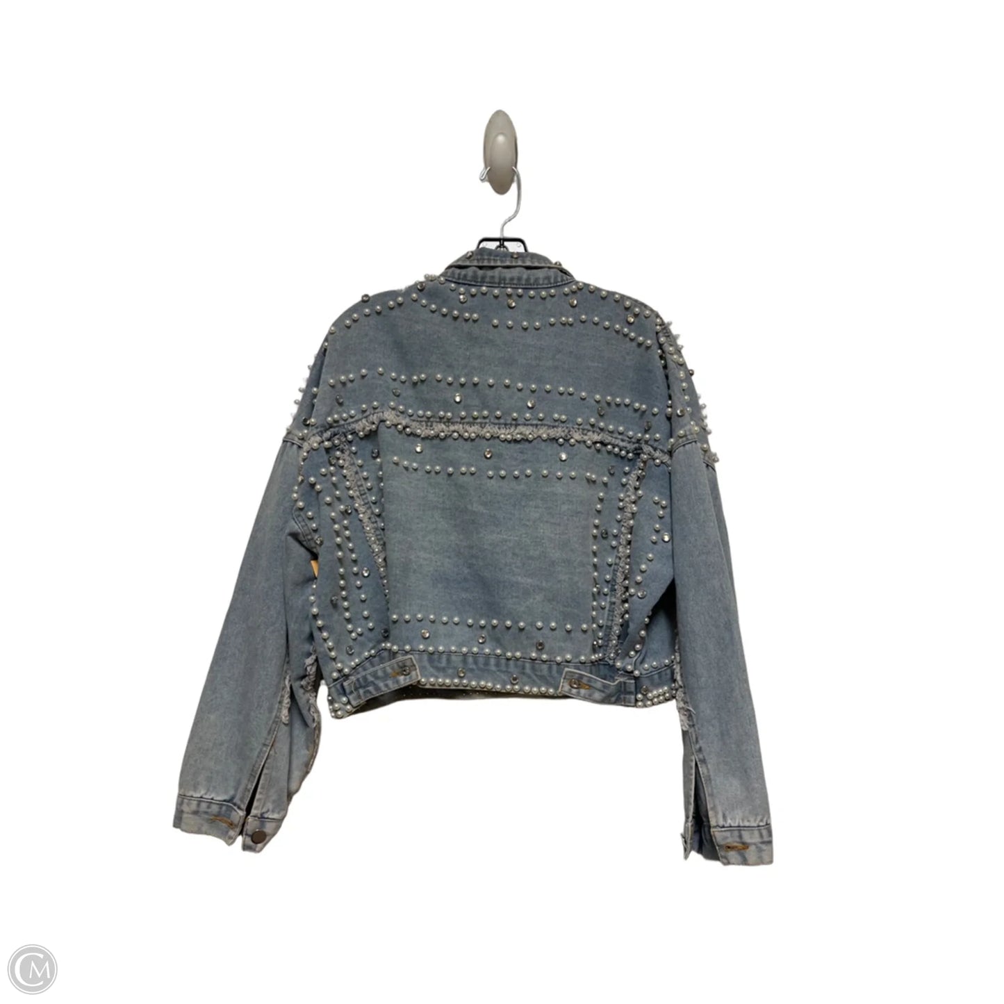 Jacket Denim By Clothes Mentor In Blue Denim, Size: S