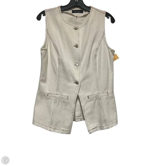 Top Sleeveless By Anna Grace In Cream, Size: L