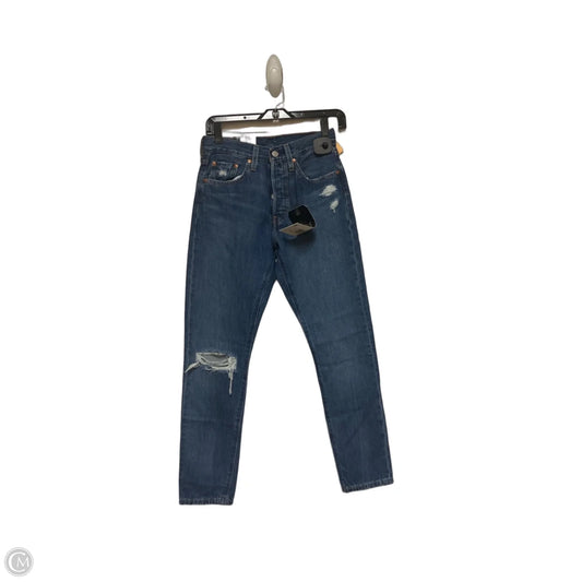Jeans Skinny By Levis In Blue Denim, Size: 2