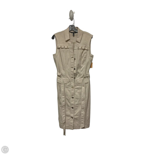 Dress Casual Short By White House Black Market In Cream, Size: M