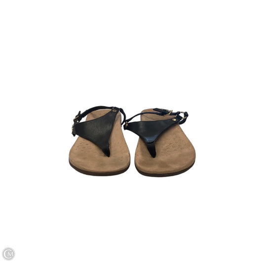 Sandals Flats By Vionic In Black, Size: 8
