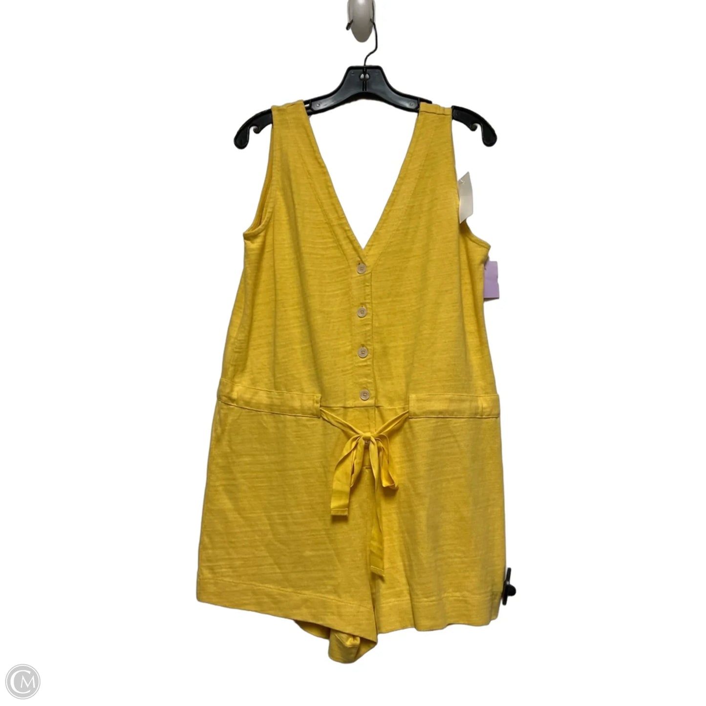Romper By Loft In Yellow, Size: Xs