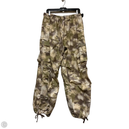 Athletic Pants By Nike Apparel In Camouflage Print, Size: L