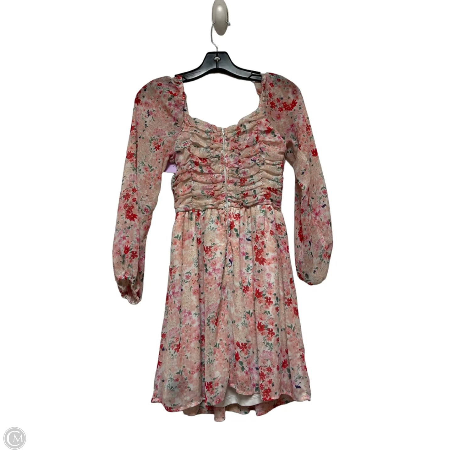 Dress Casual Short By Clothes Mentor In Floral Print, Size: Xs