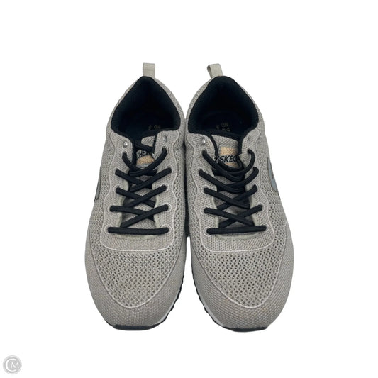 Shoes Sneakers By Skechers In Black & Gold, Size: 7