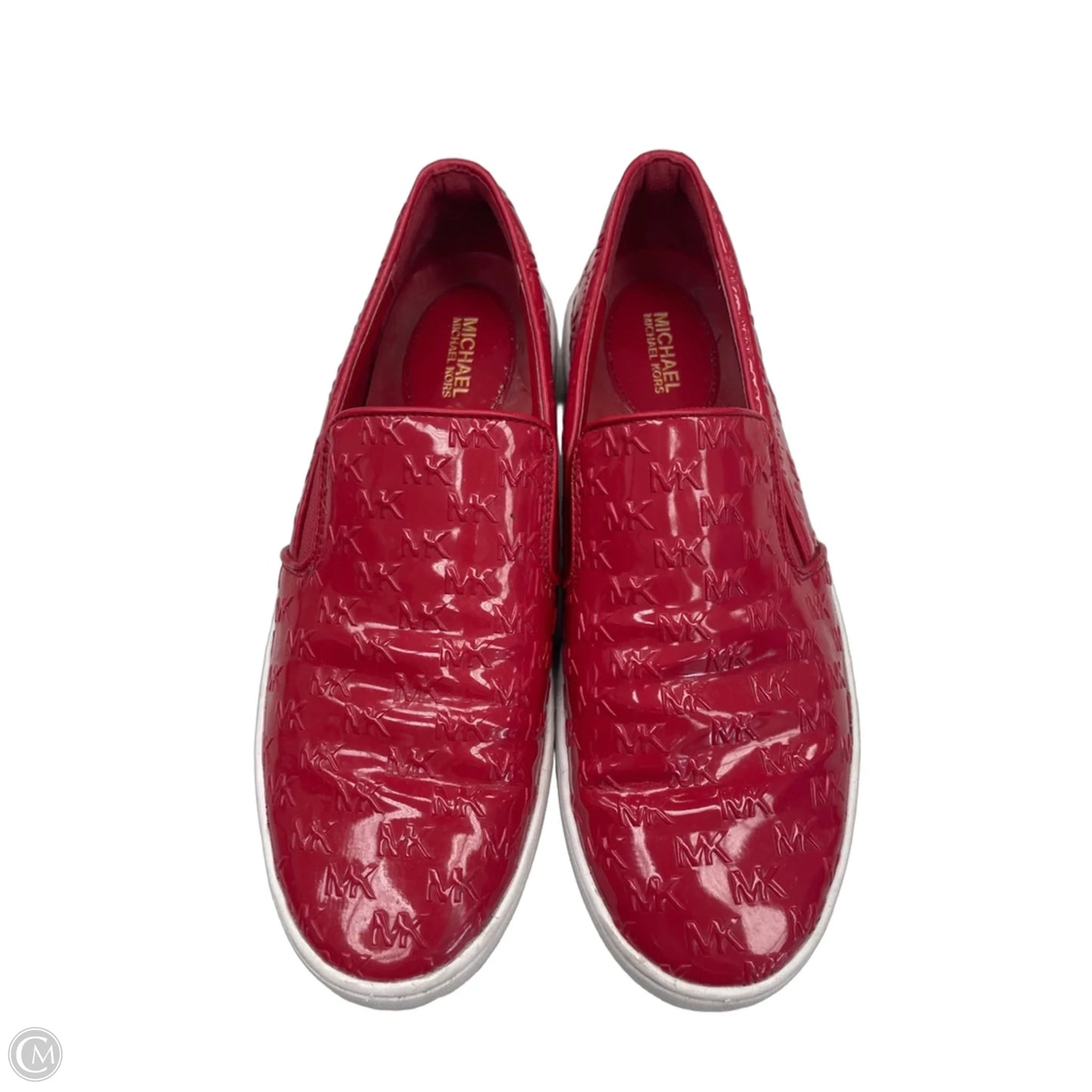 Shoes Flats By Michael By Michael Kors In Red & White, Size: 8