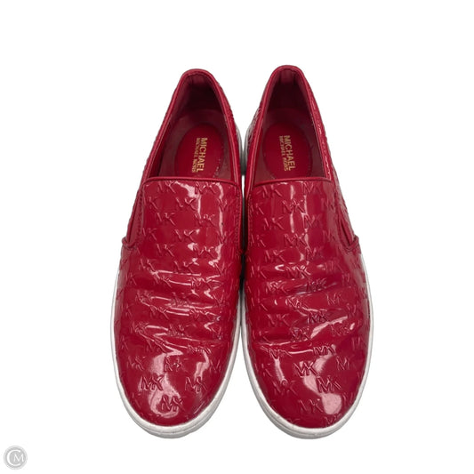 Shoes Flats By Michael By Michael Kors In Red & White, Size: 8
