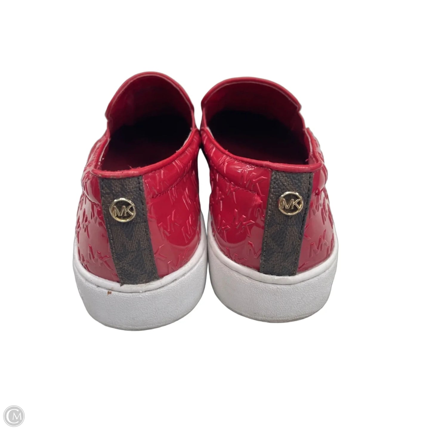 Shoes Flats By Michael By Michael Kors In Red & White, Size: 8