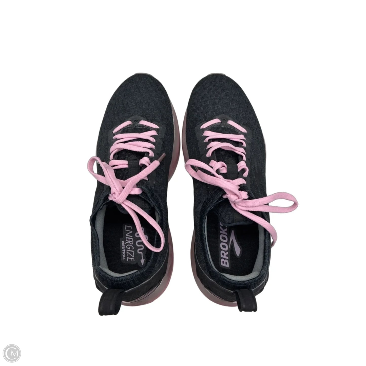 Shoes Sneakers By Brooks In Grey & Pink, Size: 8.5