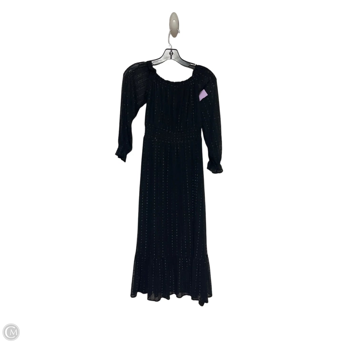 Dress Casual Midi By Bcbgeneration In Black, Size: Xs