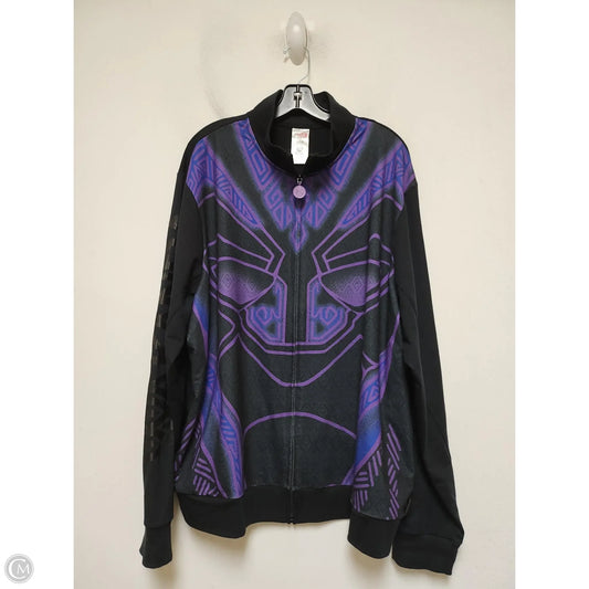 Jacket Other By Walt Disney In Black & Purple, Size: Xxl
