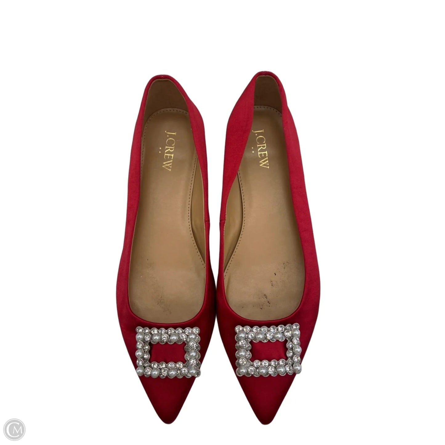 Shoes Flats By J. Crew In Red, Size: 8