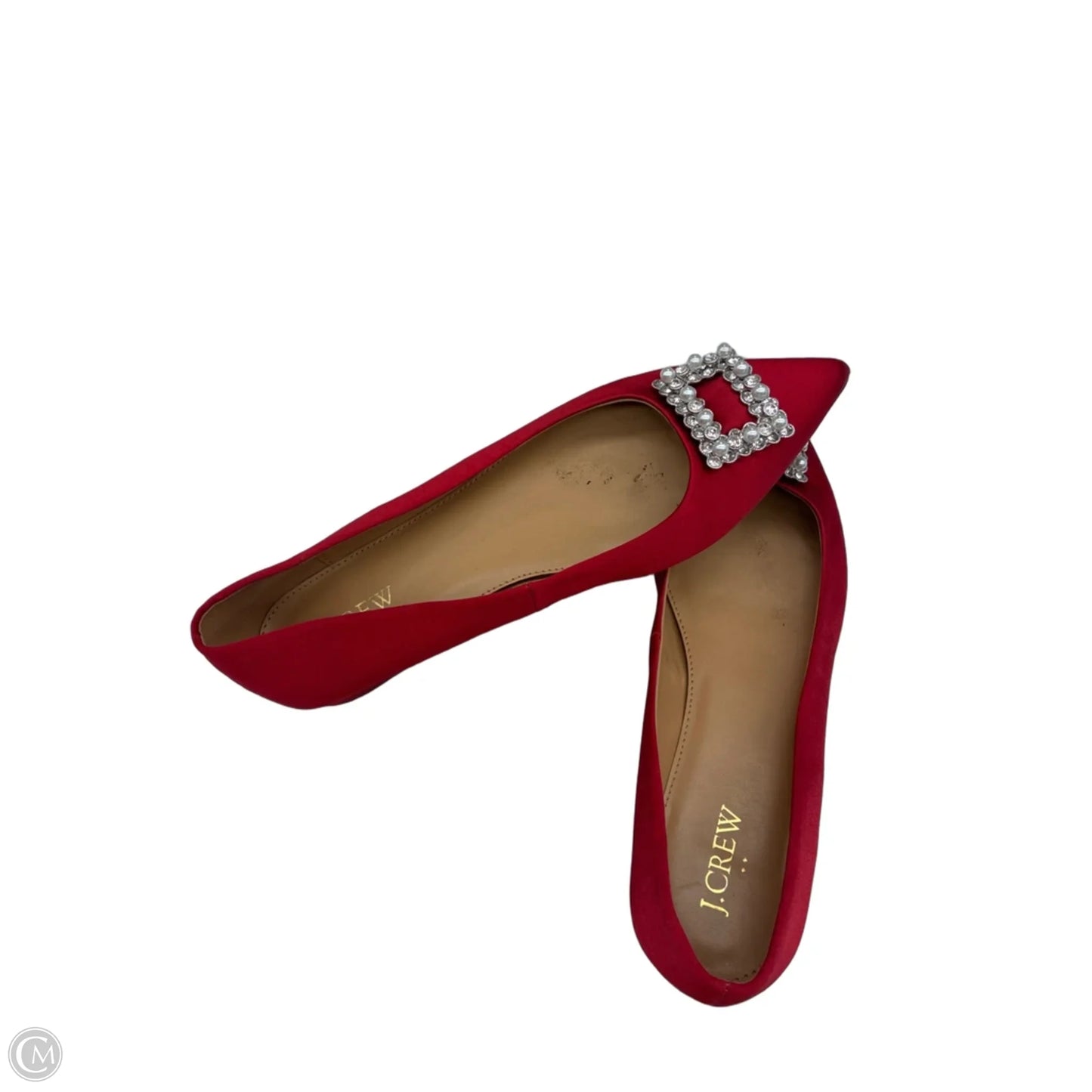 Shoes Flats By J. Crew In Red, Size: 8