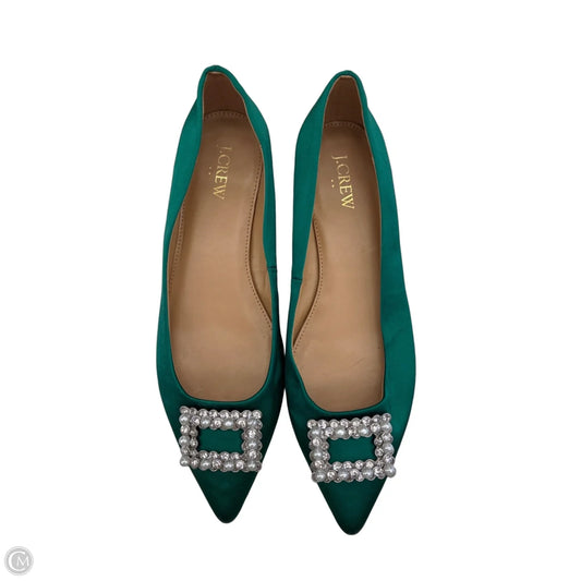 Shoes Flats By J. Crew In Green, Size: 8