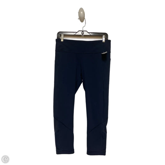 Athletic Capris By Lululemon In Navy, Size: 8