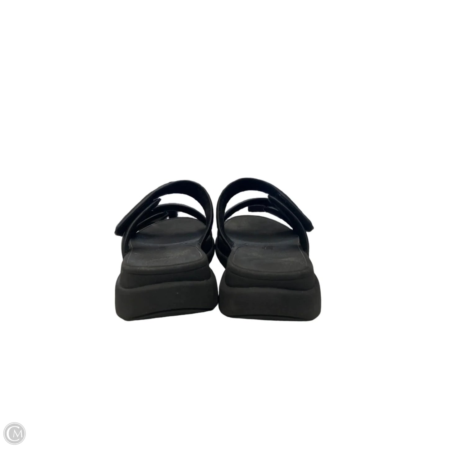 Sandals Flats By Fitflop In Black, Size: 10