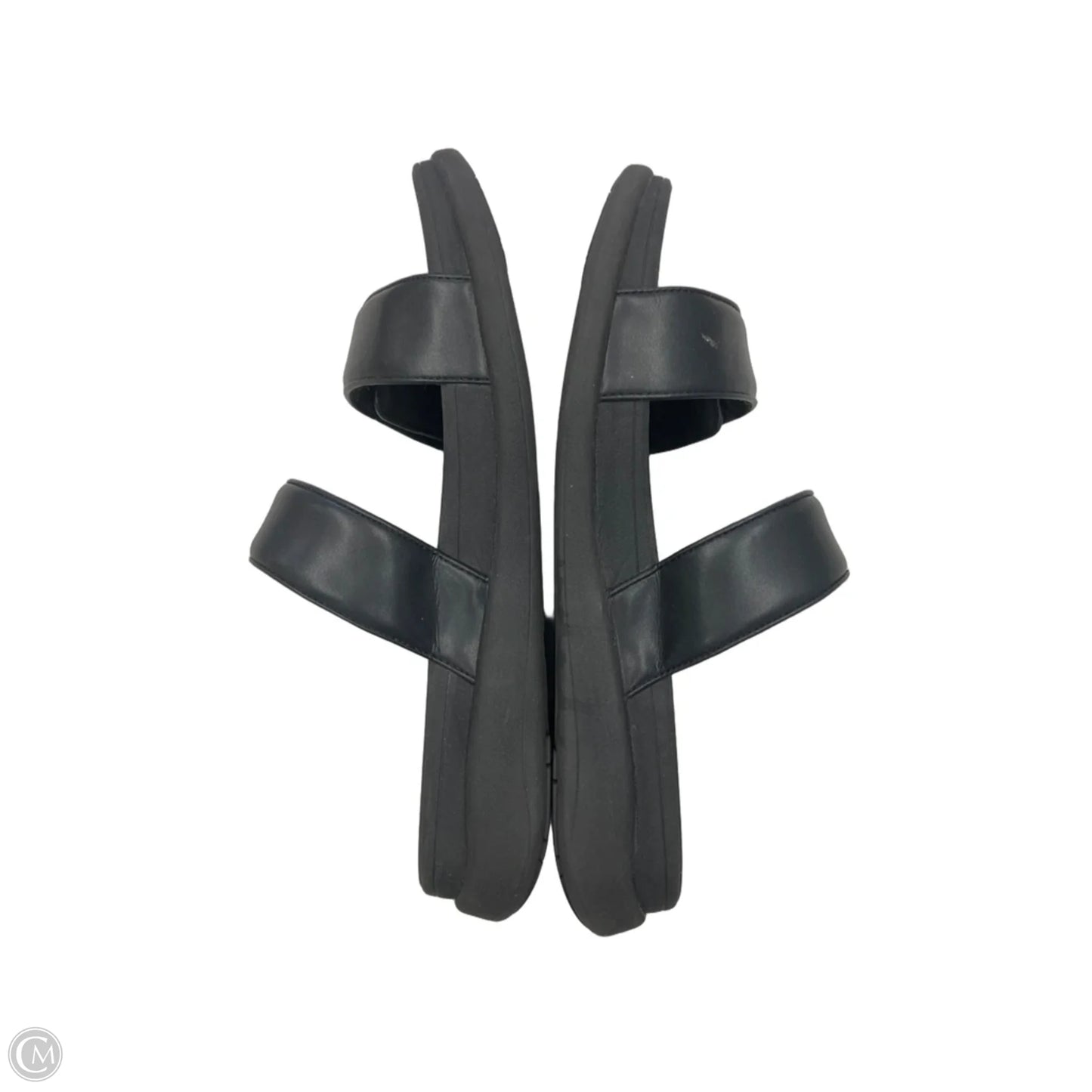 Sandals Flats By Fitflop In Black, Size: 10