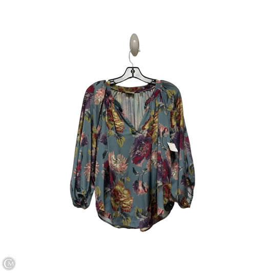 Top Long Sleeve By Elie Tahari In Floral Print, Size: Sp