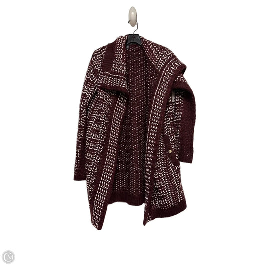 Cardigan By White House Black Market In Purple & White, Size: M