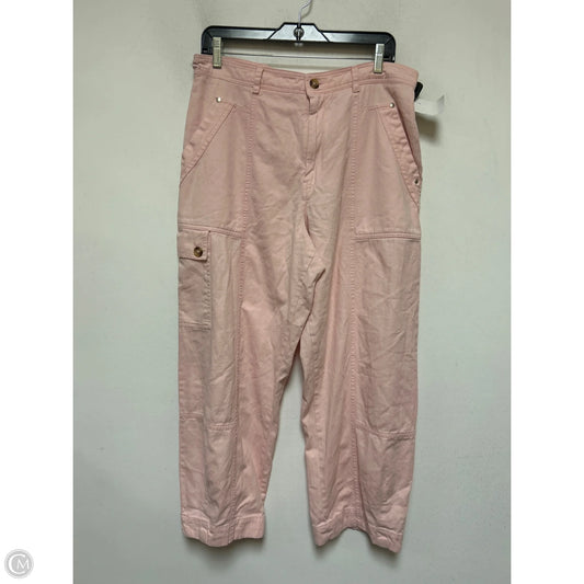 Pants Wide Leg By Anthropologie In Pink, Size: 12